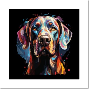 Great Dane Rainbow Posters and Art